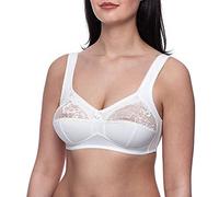 frugue Ladies Bras Non Wired Wireless Minimiser Support Plus Size Champagne UK 40 DD
