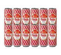 Fruh Kolsch 500ml Cans (12 Pack) 4.8% ABV - German Beer Gifts for Men, Birthday Gifts for Men and Women, Beers and Lagers Offers Gift Beer Pack Alcohol Gift Set
