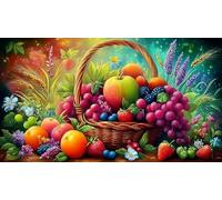 fruit 1000 Pc Recycled Paper Puzzle - Impossible Hard Challenging Game for Adults Home Activity 38x52/1000pcs