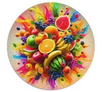 Fruit 1000 Piece Jigsaw Puzzle for Kids And Adults Fruit Feast Colourful Jigsaws Educational Games Fun Present & Activity 1000pcs (67.5x67.5cm)