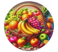 Fruit 1000 Piece Jigsaw Puzzle for Women, Men Fruit Feast Challenging Puzzles Educational Games Fun Present & Activity 1000pcs (67.5x67.5cm)