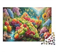 Fruit 1000Pieces JigsawPuzzleFruit Harvest KidsforAdult Challenging Brainteasing Age12+byth EducationalGame Fun, Challenging 52x38cm/1000pcs
