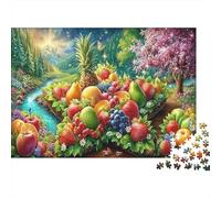 Fruit 1000Pieces JigsawPuzzlesFruit Harvest ForAdult Colourful Brainteasing Age12+byth ThemeFlowersandBirds Brainteasing Adults Jigsaw Puzzle 52x38cm/1000pcs