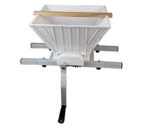 Fruit and Apple Crusher - 1.8 Gallon Manual Juicer Grinder,Portable Fruit Scratter Pulper for Wine and Cider Pressing(Nylon Hopper and Nylon Teeth)