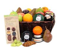 Fruit and Cheese Toast Hamper - Fruit Gift Baskets and Gift Hampers with Next Day UK delivery with Personal Message attached