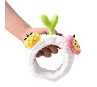 Fruit And Sprout Headbands Extreme Soft & Absorbent Comfort To Makeup For Hair Band With Multi Color Plush Headbands For Women For Washing Face Plush Headbands For Professional