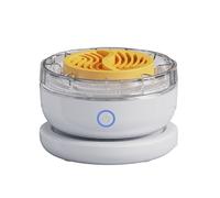 Fruit and Vegetable Cleaner, Wireless Portable Produce Washer IPX7 Waterproof Rechargeable Food Purifier Dual Mode Electric Fruit Washer, for Kitchen Sink Meat Seafood Travel Camping White
