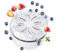 Fruit and Vegetable Cleaning Machine,Portable Fruit and Vegetable Cleaner,USB Rechargeable Wireless Cleaner Device with OH-ion Purification Technology for Rice Meat Food Cleaning