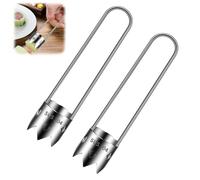 Fruit and Vegetable Corer Tool,Red Bell Pepper Seed Corer,Stainless Steel Fruite Remover Corer,Pepper Core Seed R Tool,Fruit