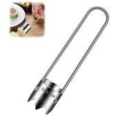 Fruit and Vegetable Corer Tool,Red Bell Pepper Seed Corer,Stainless Steel Fruite Seed Corer,Pepper Tool,Fruit Remover Core R