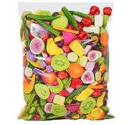 Fruit and Vegetable Crisps (125G/250G/500G/1000G) Instant Okra,Mushrooms,Strawberries,Purple Sweet Potatoes,Preserved Fruits,Healthy Vegetarian,Delicious Chinese Snack Gifts (1000G)