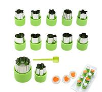 Fruit and Vegetable Cutter | Stainless Steel with Summer Fruit Shapes | for Kitchen, School, Party, Baking, Pastry, Bread, Sugar Pastries