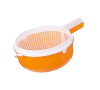 Fruit and Vegetable Drainer with Handle Double Layer Basket, B