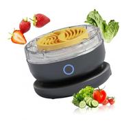Fruit and Vegetable Purifier - 3-Minute Rapid Vortex Cleaner for Berry, Fruit & Veggie | Advanced Hydroxyl Ion Sterilization | Portable Produce Washing Machine, Wireless Charging, Zero Consumables