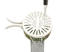 Fruit and Vegetable Washing - Large Capacity Foldable Handle, Multifunctional Tray for Cleaning and Preserving Food | for Kitchen, Home, Refrigerator, Picnic, Camping