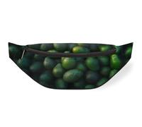 Fruit Avocado Waist Bag Pack for Women Men Kids Girls Boys Fanny Pack Bumbags Pouch Purses Belt Bag for Travel Sport Running