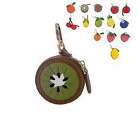 Fruit Bag Charm Coin Purse, Cute Mini Coin Purse Keychain, Various Fruit Decorations That can Hold Coins and Headphones, etc(#10)