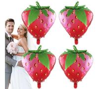 Fruit Balloon Decoration | Fruit Foil Balloons - Summer Party Photo Props, Food & Vegetable Decor for Themed Birthday Gender Reveal Wedding Supplies
