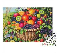 Fruit Basket Feast 1000 Piece Jigsaw Puzzle Paper for Adults Colorful Fruit Scene Puzzle Game for Family Relaxing Home Decor Gift 70x50cm/1000pcs