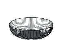 Fruit Basket, Metal Wire Fruit Basket Bowl, Round Wire Iron Art Bowl with Hollow Design, Style Kitchen Organizer to Display Fruit, Vegetables, Bread, Candy, Household Items