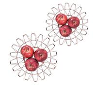 Fruit Basket | Space-Saving Drain Containers Transformable,Elegant Design Kitchen Decorative Fruit Basket Holder - For Kitchen Fridge Living Room Office Bar Indoor Shelf Picnic Snacks Candy Chocolate