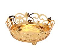 Fruit Basket Stand, Antique Style Gold Serving Bowls Fruit Holder Storage Trays Table Countertop Holder for Vegetables Bread Snack, Modern Fruit Bowls