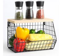 Relaxdays Wall-mounted fruit rack