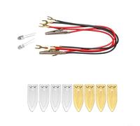 Fruit Battery Experiment Kit for Educational Science Projects with Copper and Zinc Electrodes, DIY Physics Learning Tool for Students and Children