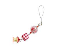 Fruit Beads Phone Chain Fashion Hanging Decoration Bag Pendant Bag Charm Present Fashion Personal Fashionable Decoration