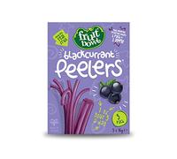 Fruit Bowl Blackcurrant Peelers, Made with Real Fruit and Naturally Sweet Fruit Peelers, Healthy Snack Box, Pack of 5 x 16 grams