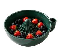 Fruit Bowl Ceramic Fruit Strainer with Water Swirl Flush