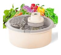 Fruit Bowl Cleaner Spinner, Fruit Cleaner Spinner,Manual Electric Fruit and Vegetable Cleaner - Efficient Home Kitchen Supplies