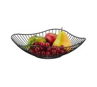Fruit bowl Decorative Storage Basket Lightweight Black Wire Fruit Basket
