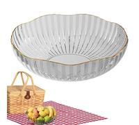 Fruit Bowl for Kitchen, Fruit Bowl for Kitchen Countertop, Fruit Tray Storage Container - Large Fruit Serving Tray, Produce Bowl, Modern Fruit Holder, Fruit Dish