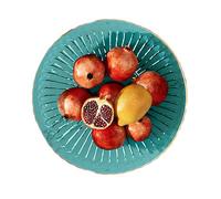 Fruit Bowl - Large Capacity Fruit Plate , Decorative Modern Snack Tray | Countertop Fruits Basket Perfect for Holding Fruits, Vegetables, Snacks, Cupcakes
