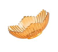 Fruit Bowl, Modern Decorative Large Capacity Multipurpose Centerpiece Bowl, Decor Centerpiece Counter Or Dining Room Tables For Kitchen Countertop Kitchen Storage Baskets Stand (Light Luxury Orange)