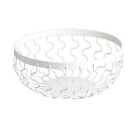 Fruit Bowl, Round Wire Storage Basket, Modern Metal Wire Wave Design for Kitchen, Decorative Display Organizer, Multi-Purpose Kitchen Storage Basket