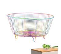 Fruit Bowls - Fruit Basket | Metal Basket | Fruit Basket Metal Wire,Fruit Bowl & Produce Basket, Decorative Storage Dish, Stainless Steel Vegetable Basket for Bread Snack Banana Holder