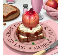 Fruit Bread Jigsaw Puzzle 200 Pieces 28x28cm/11x11inch, Difficult jigsaw puzzles for Adults 200, Beautiful Art work, Great Festive Puzzle Gift for Men/Women