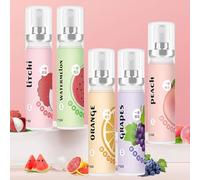 Fruit Breath Liquid,Breath Freshener Liquid & Dry Mouth Agent,Oral Odor Solution for Adults,Portable Optimized Oral Agent, Includes 5 Flavors (Peach, Orange, Watermelon, Lychee, Grape) - 5PCS