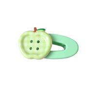 Fruit Button Hair Clip with Candy Color Design Simple Resin Hairpin for Teens and Kids Fashion Styling Accessories Student Clip for Girls