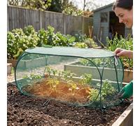 Fruit Cage, Foldable Green Plant Protection Raised Bed Cover, Garden Net For Vegetable Seedlings, Fruit Cages For Allotment, Anti-insect Cold & Sun Shield (38.98×17.72×15.75 Inch), Raised Bed Cover, F