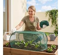 Fruit Cage, Foldable Green Plant Protection Raised Bed Cover, Garden Net For Vegetable Seedlings, Fruit Cages For Allotment, Anti-insect Cold & Sun Shield (38.98×17.72×15.75 Inch), Décorations d'été