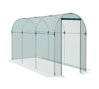 Fruit Cage Plant Protection Green 120x360x188cm Galvanised Steel HDPE Tearproof