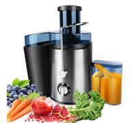 Fruit Carrot Juicer Machine, Centrifugal Juicers Whole Fruit and Vegetable Juice Maker with 2 Speed Control, Big Mouth Large 65MM Feed Chute Juice Extractor Machine, Stainless Steel, Easy to Clean