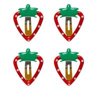 Fruit Casual Barrettes Hair Clip Pineapple Sweet Strawberry Flat Hairpin Grape Pineapple 2000s for Bunches Metal for Girls