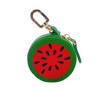 Fruit Charm Coin Purse,PU Leather Bag Charm,Fruit Coin Purse Keychain,Mini Coin Pouch Change Purse for Backpack Decoration,Cute Keychain Mini Pouch for Ai-rtag Wallet Gift for Girl Women (Watermelon)