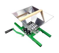 Fruit Chopping Machine | Stainless Steel Extractor with Oversized 7 Litre Funnel | Manual Wine Fruit Chopper - For Squeezing Grape Berry Cider And Ferment Juice