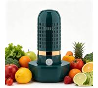 Fruit Cleaner Machine, Portable Fruit and Vegetable Washing Machine, OH-ion Purification Technology, for Cleaning Veggie Grains Rice Fruit (GREEN)