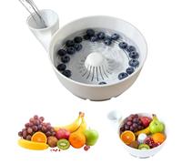 Fruit Cleaner Spinner, Automatic Vegetable and Fruit Washer, Snail-Shaped Berry Washer Spinner Bowls, Berry Washers Spinners Bowls for for Cleaning Fruits, Vegetables